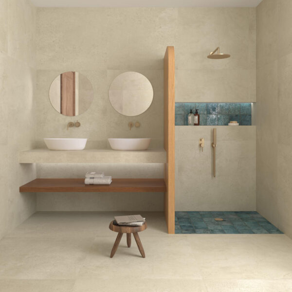 Dune Klinker Zement Beige Matt 90x90 cm