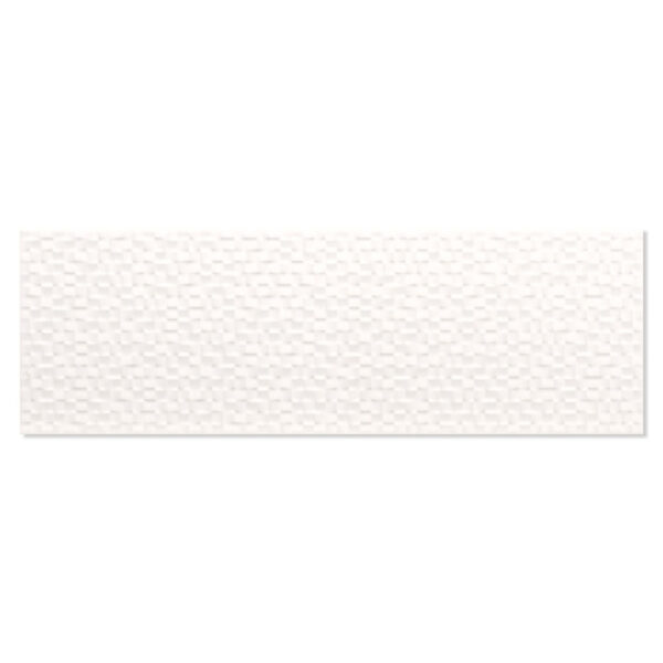 Kakel Snowfall Vit Ara Blank-Relief 20x60 cm